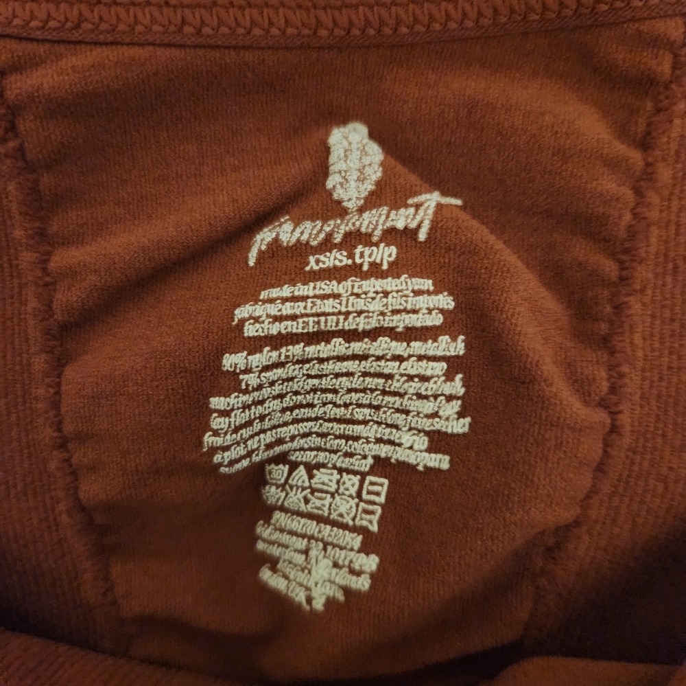 Free People Movement Good Karma Flare Onesie in Henna XS/S - Picture 5 of 8